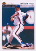 1992 Upper Deck #135 Dwight Gooden Gold Hologram Baseball Card