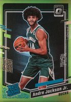 2023 Panini Donruss Optic #249 Andre Jackson Jr. Lime Green Basketball Card