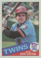 1985 Topps #452 John Castino Baseball Card