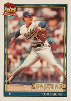 1991 Topps Tiffany #118 Tom Edens Baseball Card