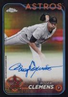 2024 Topps Chrome Chrome Legends Autographs #CLARC Roger Clemens Black Refractor Baseball Card