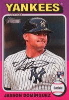 2024 Topps Heritage #399 Jasson Dominguez Chrome Baseball Card