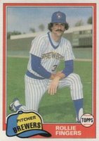 1981 Topps #761 Rollie Fingers Traded Baseball Card