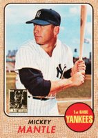1996 Topps Mantle Reprint #18 1968 Topps Reprint Baseball Card