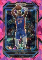 2022 Panini Prizm #256 Jaden Ivey Pink Ice Basketball Card