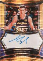 2024 Panini Select Signatures #SIGAUS Austin Reaves Neon Orange Pulsar Fotl Basketball Card