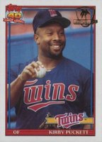 1991 Topps Desert Shield #300 Kirby Puckett Baseball Card