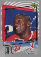 1997 Upper Deck International Catch 23 Sticker #MJ163 Michael Jordan Basketball Card