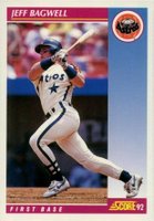 1992 Score #576 Jeff Bagwell Baseball Card
