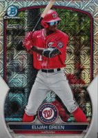 2023 Bowman Mega Box Chrome #23 Elijah Green Baseball Card