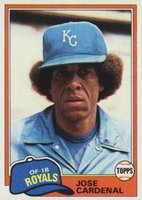 1981 Topps #473 Jose Cardenal Baseball Card