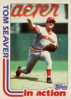 1982 Topps #31 Tom Seaver In Action Baseball Card