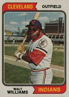 1974 Topps #418 Walt Williams Baseball Card