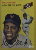 2012 Topps Factory Set Bonus Gold Refractor #90 Willie Mays 1954 Baseball Card