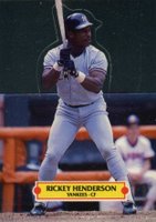 1988 Donruss Pop-Ups # Rickey Henderson Baseball Card
