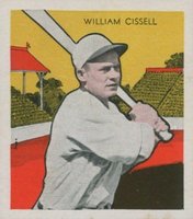 1933 Tattoo Orbit # Chalmer Cissell Baseball Card