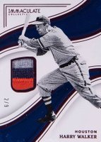 2023 Panini Immaculate Collection #93 Harry Walker Relic-Pink Baseball Card