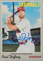 2019 Topps Heritage Real One Autographs #PD Paul DeJong Baseball Card