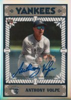 2023 Bowman Chrome Bowman Ascensions Autograph #BA24 Anthony Volpe Baseball Card