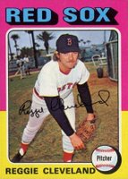 1975 Topps Mini #32 Reggie Cleveland Baseball Card