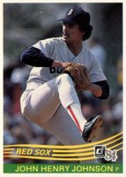 1984 Donruss #91 John Henry Johnson Baseball Card