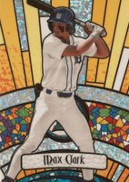 2023 Bowman Draft Bowman Glass #BGA2 Max Clark Mini Diamond Baseball Card