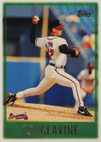 1997 Topps #50 Tom Glavine Baseball Card