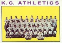 1964 Topps #151 K.C. Athletics Team Baseball Card