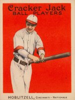 1914 Cracker Jack #55 Dick Hoblitzel Correct spell Hoblitzell Baseball Card