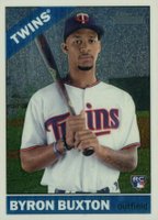 2015 Topps Heritage  #724 Byron Buxton White Jersey-Chrome Baseball Card