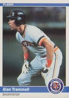 1984 Fleer #91 Alan Trammell Baseball Card