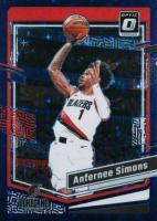 2023 Panini Donruss Optic #153 Anfernee Simons Purple Stars Fotl Basketball Card
