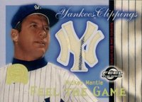 2000 Fleer Greats Yankees Clippings # Mickey Mantle Baseball Card