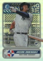 2020 Bowman Chrome Spanning the Globe #JD Jasson Dominguez Baseball Card
