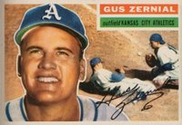 1956 Topps #45 Gus Zernial White Back Baseball Card