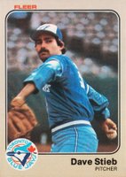 1983 Fleer #441 Dave Stieb Baseball Card