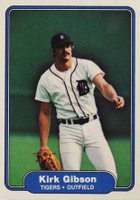 1982 Fleer #267 Kirk Gibson Baseball Card