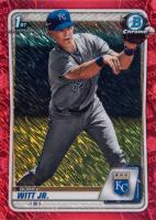 2020 Bowman Chrome Prospects #BCP25 Bobby Witt Jr. Red Shimmer Baseball Card