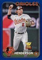 2024 Topps #450 Gunnar Henderson Royal Blue Baseball Card