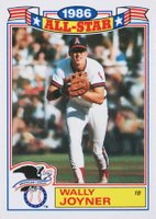 1987 Topps All-Star Glossy Set of 22 #13 Wally Joyner Baseball Card