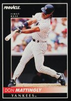 1992 Pinnacle #23 Don Mattingly Baseball Card