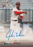 2023 Topps Stadium Club Base Autographs #SCBAJWR Jordan Walker Baseball Card