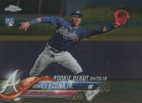 2018 Topps Chrome Update #HMT31 Ronald Acuna Jr. Baseball Card