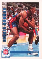 1992 Hoops #66 Dennis Rodman Basketball Card