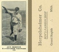 1916 Herpolsheimer Co. #128 Guy Morton Baseball Card
