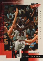 1999 Ultimate Victory MJ's World Famous  #MJ12 Michael Jordan Basketball Card