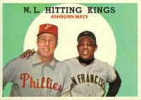 1959 Topps #317 N.L. Hitting Kings Baseball Card