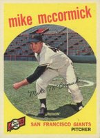 1959 Topps #148 Mike McCormick Baseball Card