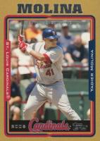 2005 Topps  #632 Yadier Molina Gold Baseball Card