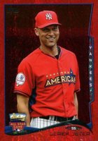 2014 Topps Update #US2 Derek Jeter Red Hot Foil Baseball Card